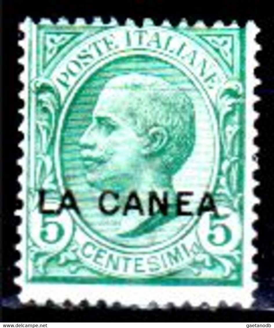 Italia-G-1017 - La Canea 1907-12: Sassone, N. 14 (+) Hinged - Qualità A Vostro Giudizio. - La Canea