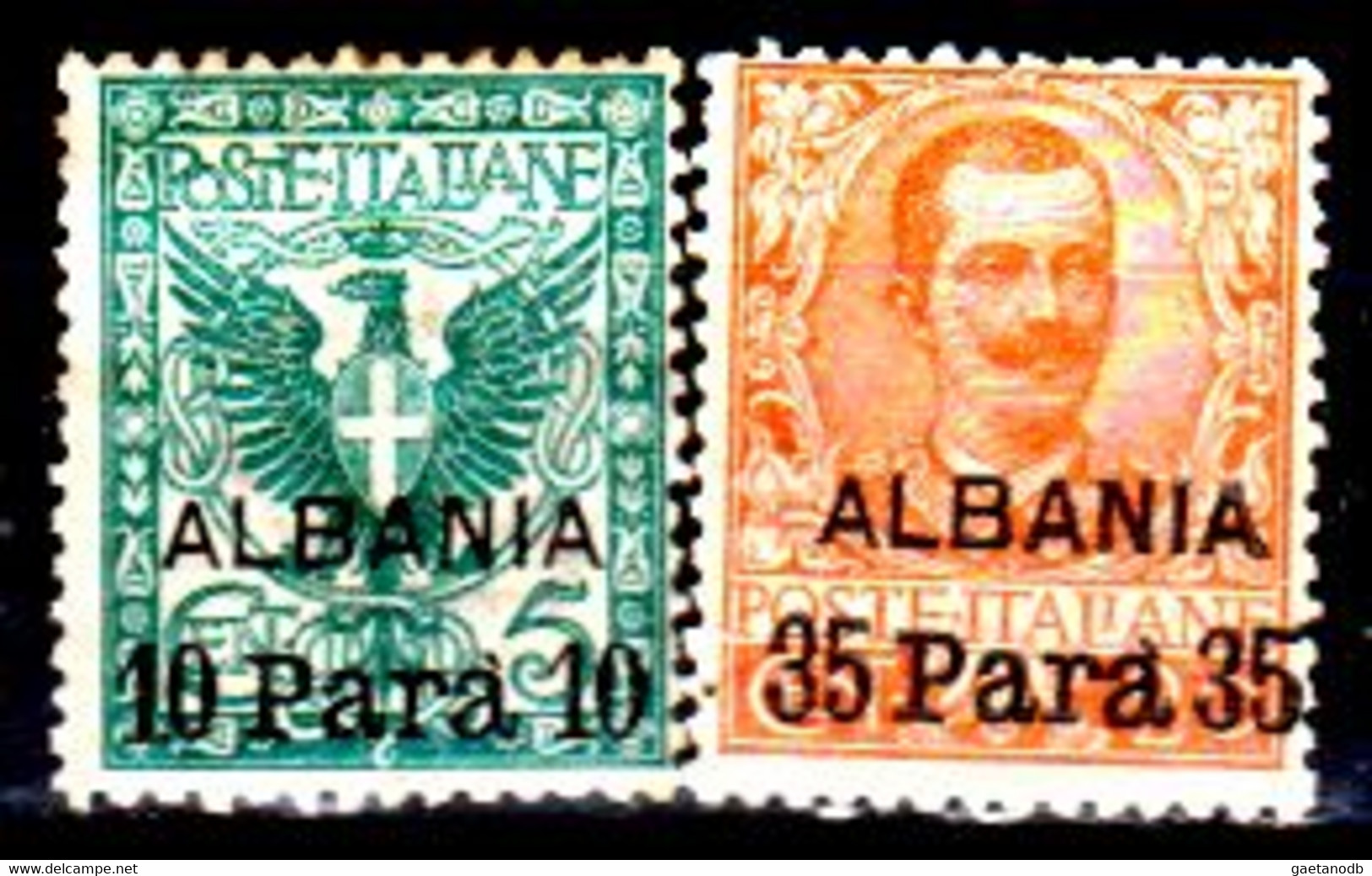 Italia-G-1026 - Albania 1902: Sassone, N. 1, 2 (+) Hinged - Qualità A Vostro Giudizio. - Albanie