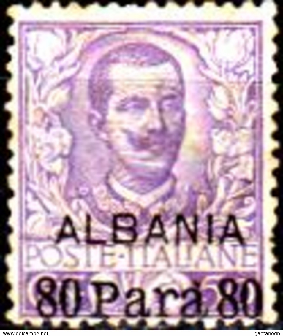 Italia-G-1029 - Albania 1907: Sassone, N. 9 (+) LH - Qualità A Vostro Giudizio. - Albania