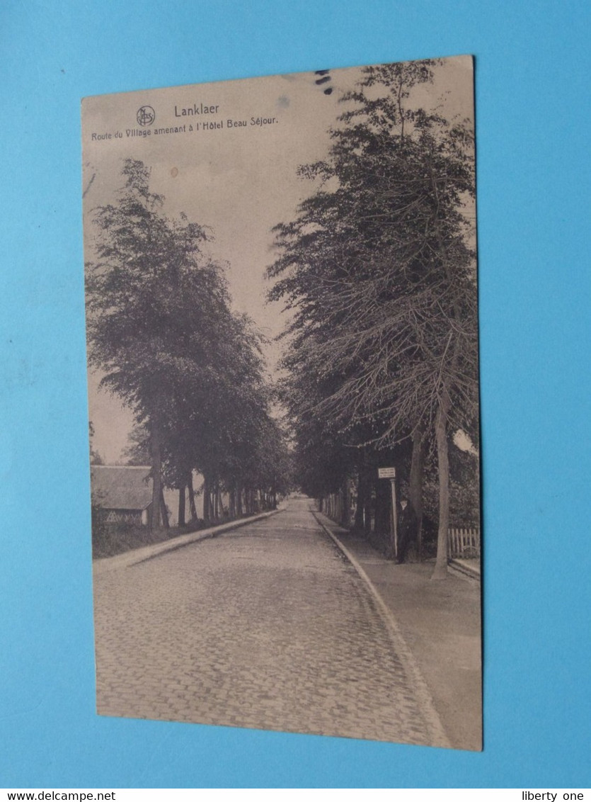 LANKLAER Route Du Village Amenant à L'Hôtel Beau Séjour ( Nélissen, Visé / Edit. Hotel Beau Séjour ) 1927 ( Zie Scans ) - Dilsen-Stokkem