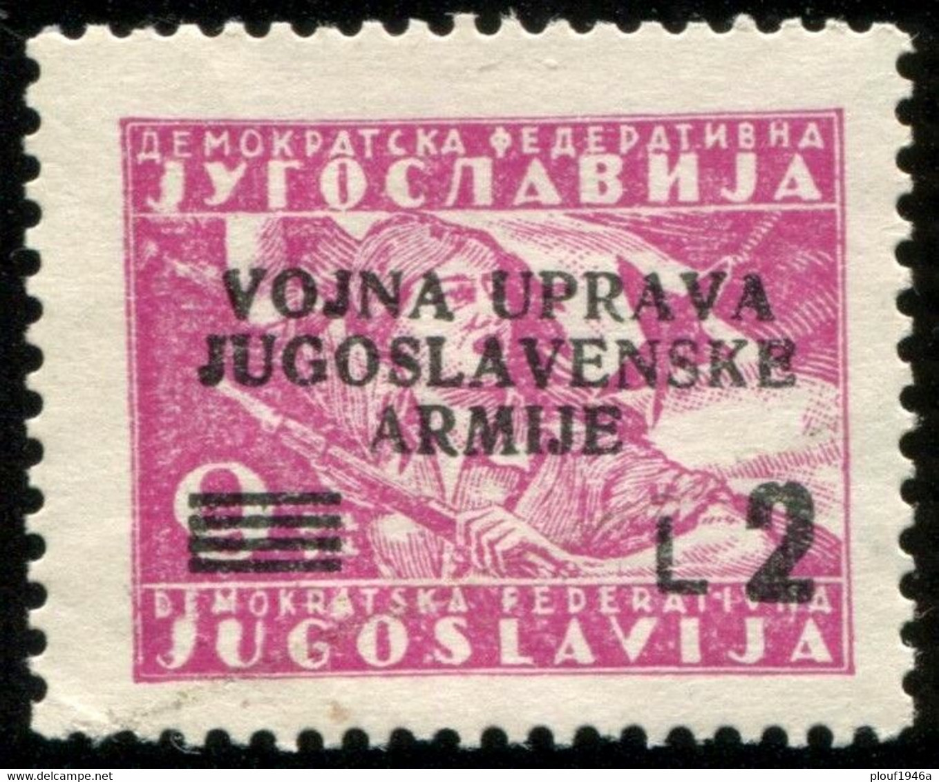 Pays : 251,41 (Italie : Occupation Yougoslave (Istrie & Côte Slovène)  Yvert Et Tellier N° :  2 (*) - Yugoslavian Occ.: Slovenian Shore