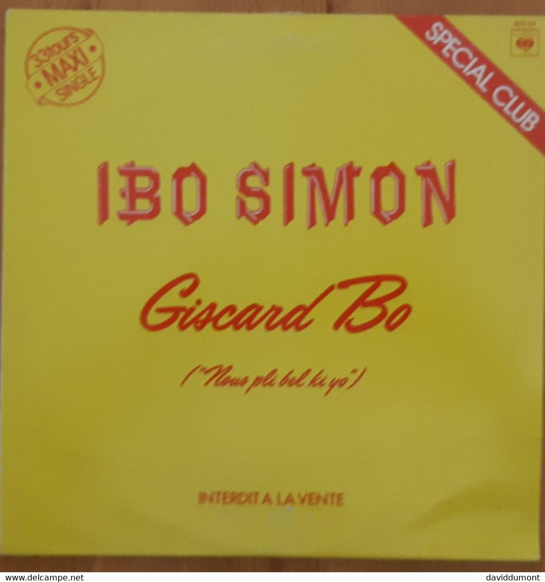 IBO SIMON - Maxi 33 Tours Promo Special Club - 45 T - Maxi-Single