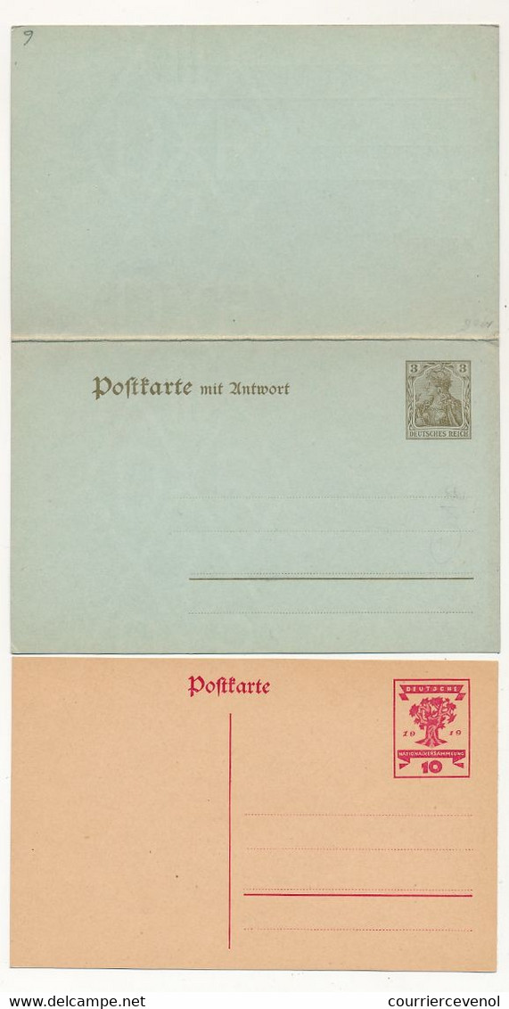 ALLEMAGNE - 18 Entiers Postaux : 5 Cartes Doubles / 8 Simples - Neuves Et TTB - Other & Unclassified