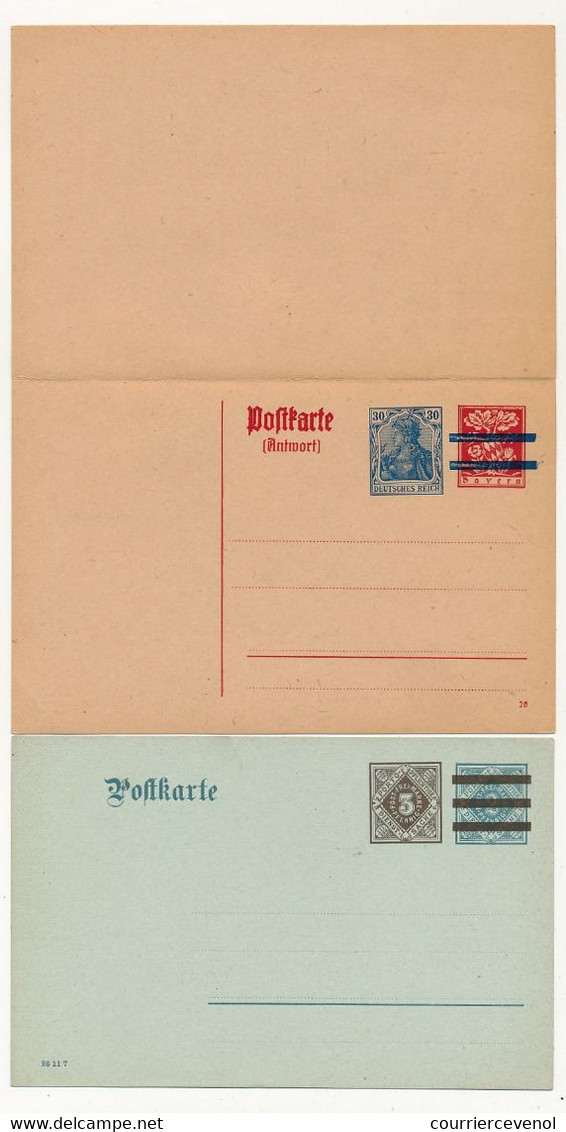 ALLEMAGNE - 18 Entiers Postaux : 5 Cartes Doubles / 8 Simples - Neuves Et TTB - Sonstige & Ohne Zuordnung