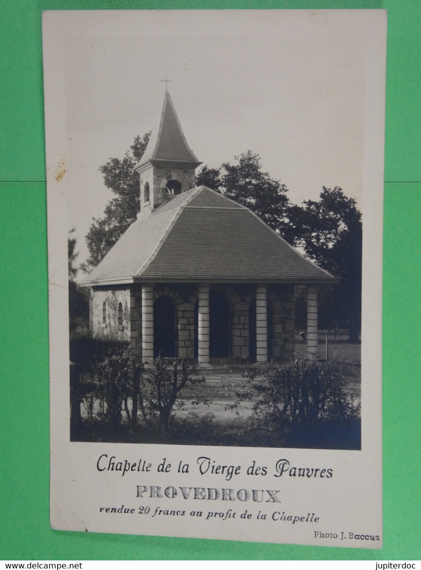 Chapelle De La Vierge Des Pauvres Provedroux - Vielsalm