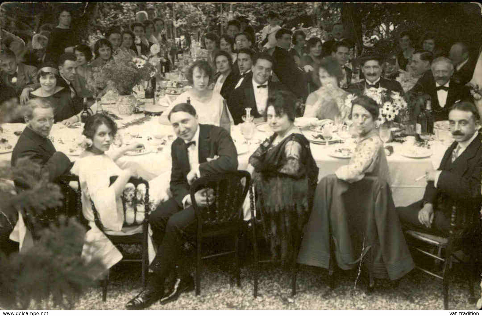 PHOTOGRAPHIES - Carte Postale Photo D'un Banquet De Noces -  L 116946 - Noces