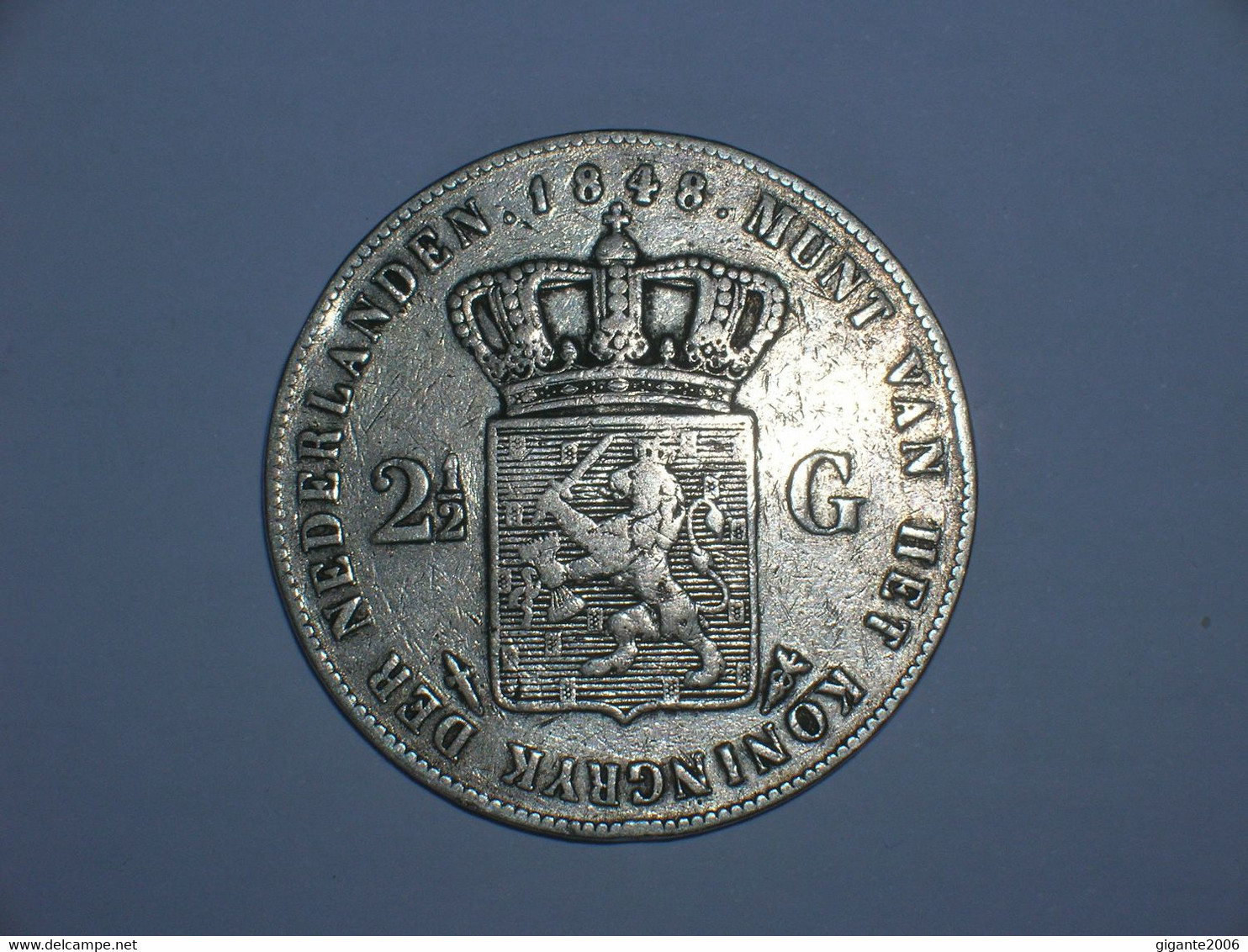 HOLANDA  2-1/2 Gulden 1848 (1) - 1840-1849: Willem II.