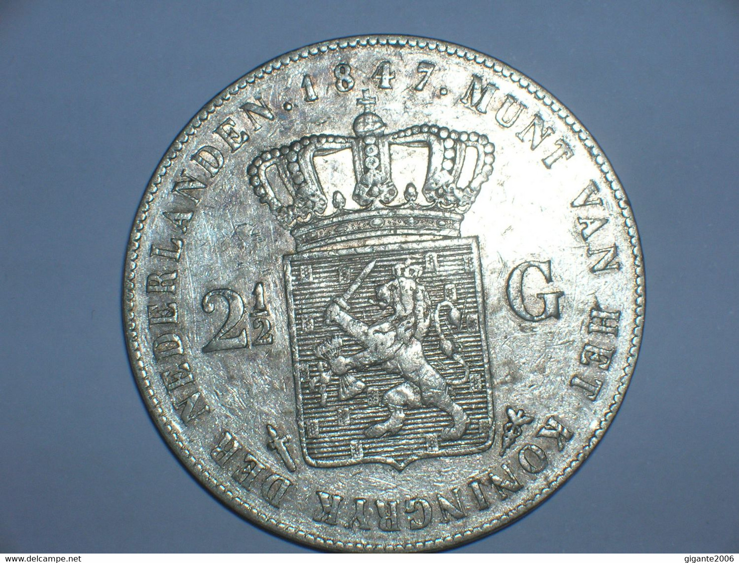 HOLANDA  2-1/2 Gulden 1847 (2) - 1840-1849: Willem II.