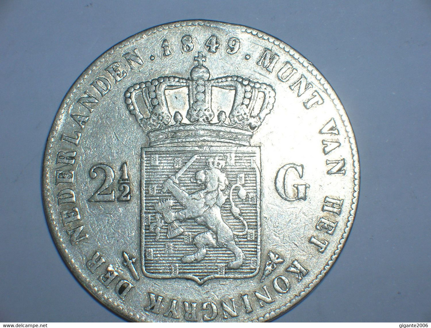 HOLANDA  2-1/2 Gulden 1849 (6) - 1840-1849: Willem II