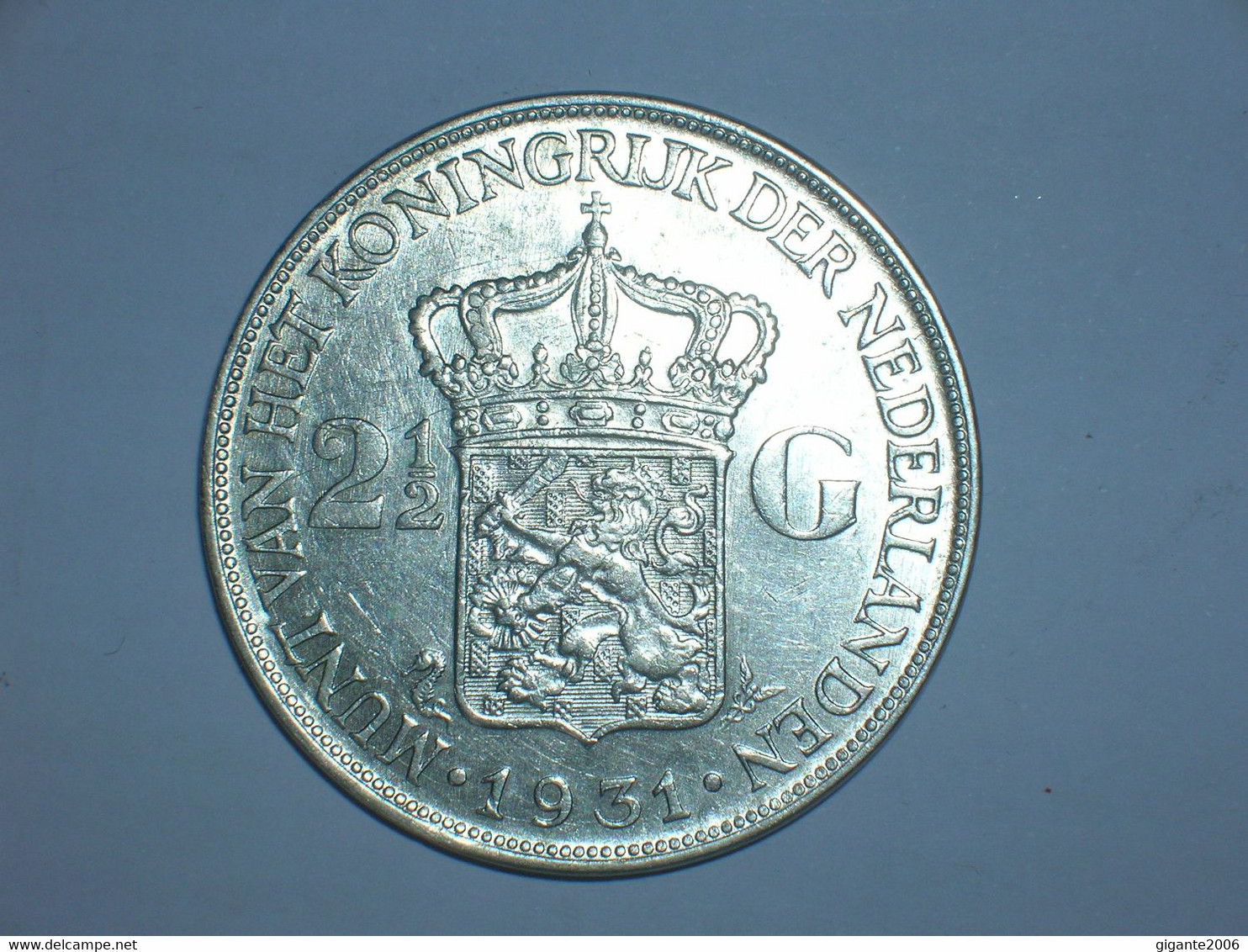 HOLANDA  2-1/2 Gulden 1931 (12) - 2 1/2 Gulden