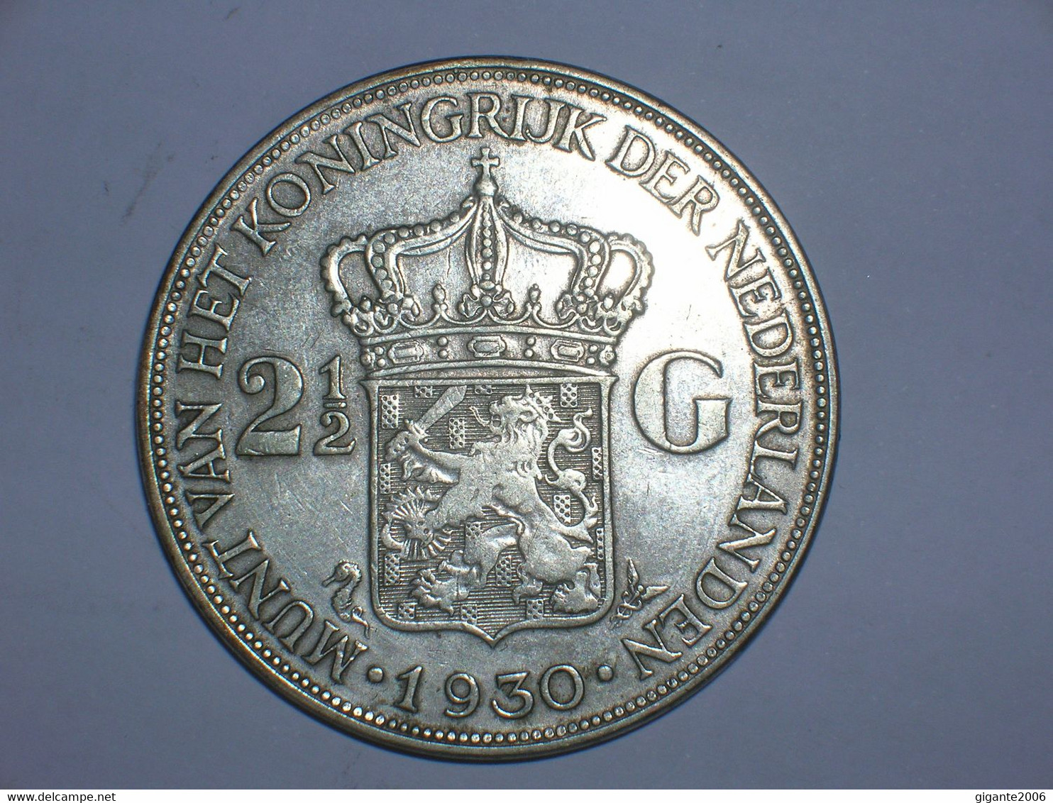 HOLANDA  2-1/2 Gulden 1930 (14) - 2 1/2 Gulden