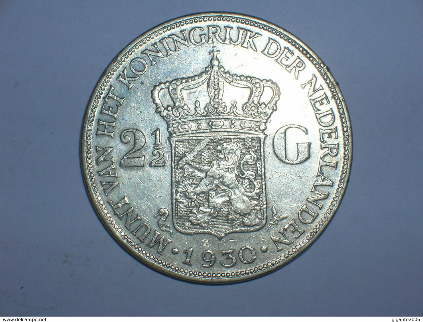 HOLANDA  2-1/2 Gulden 1930 (15) - 2 1/2 Gulden