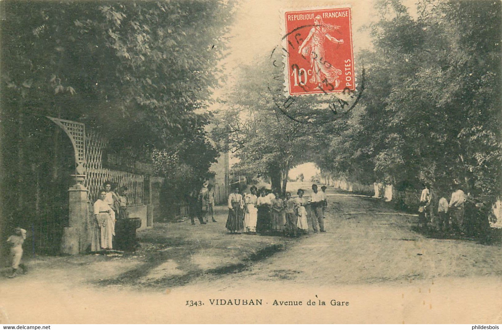 VAR  VIDAUBAN  Avenue De La Gare - Vidauban