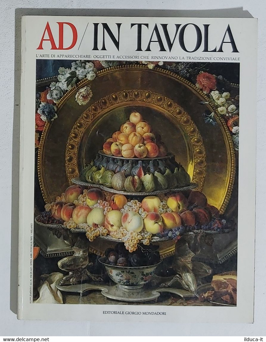 I103283 AD In Tavola - A. XIV N. 154 1994 - Supplemento A AD - Arte, Design, Decorazione