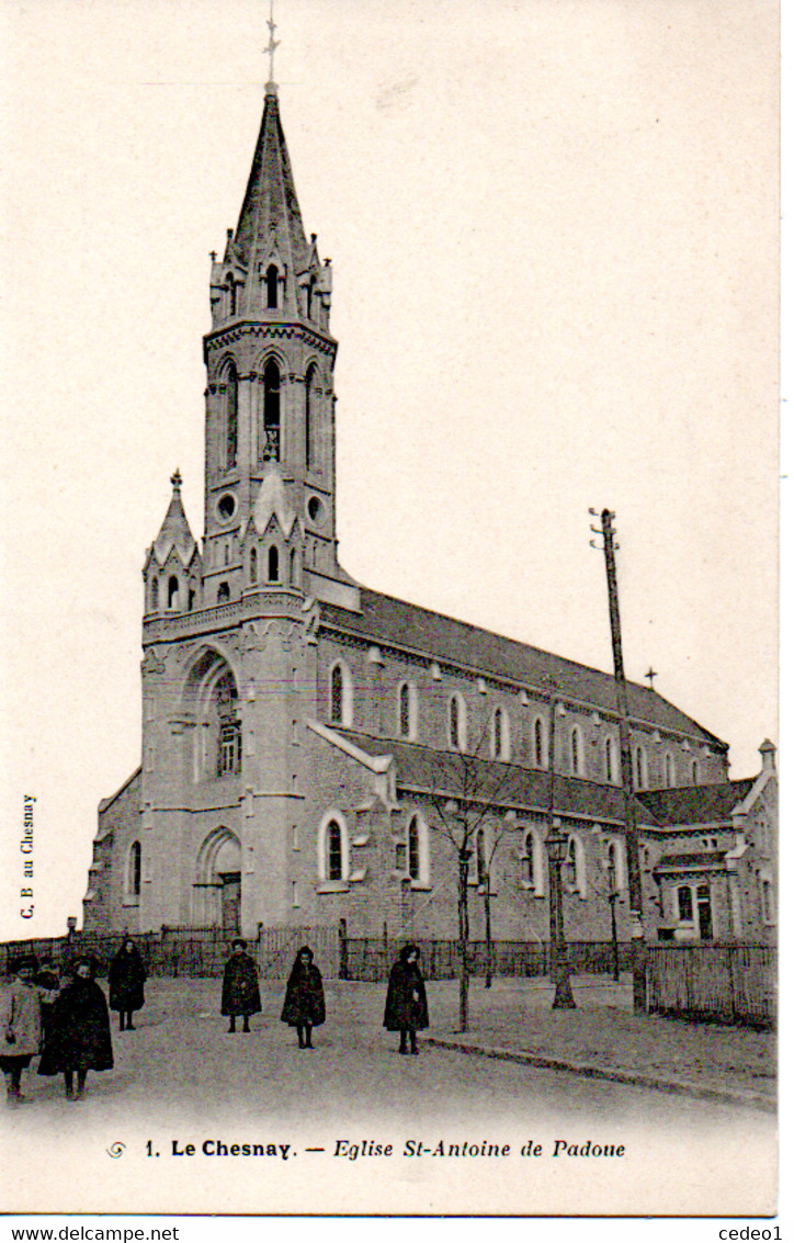 LE CHESNAY  EGLISE ST ANTOINE DE PADOUE - Le Chesnay