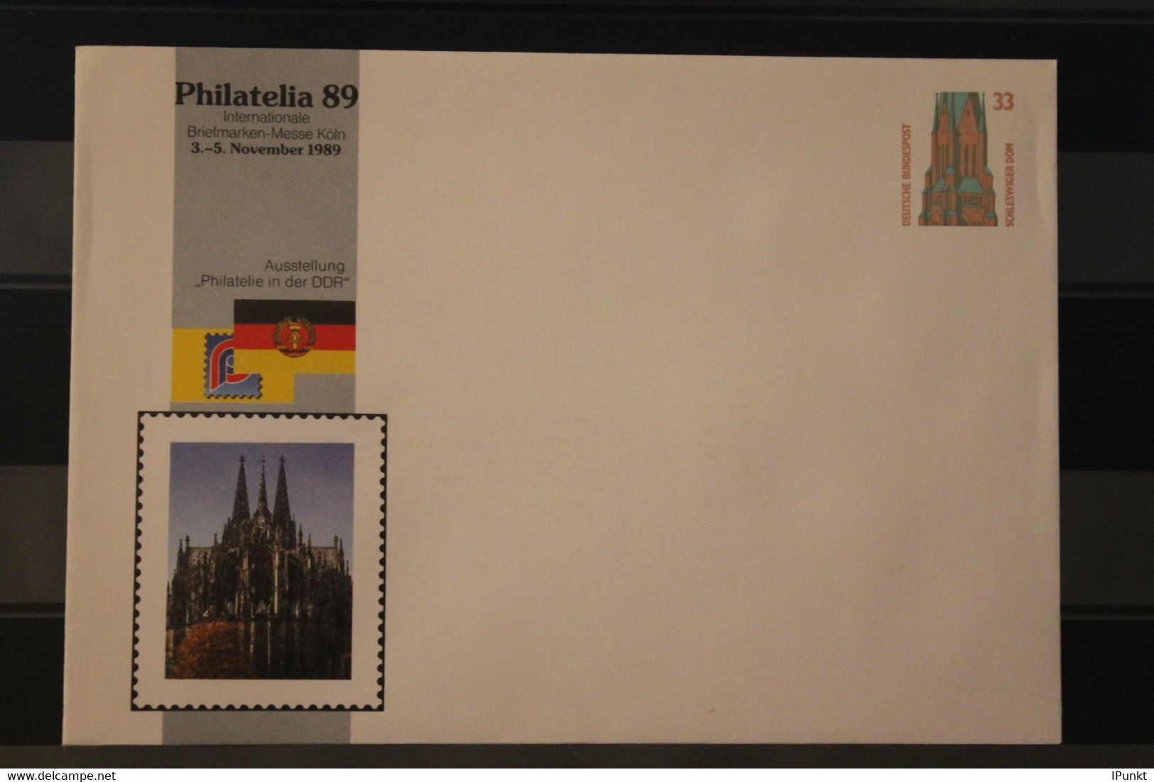 Deutschland 1989; Wertstempel Sehenswürdigkeiten 33 Pf., PU 314/21; Philatelia 89 Köln - Private Covers - Mint