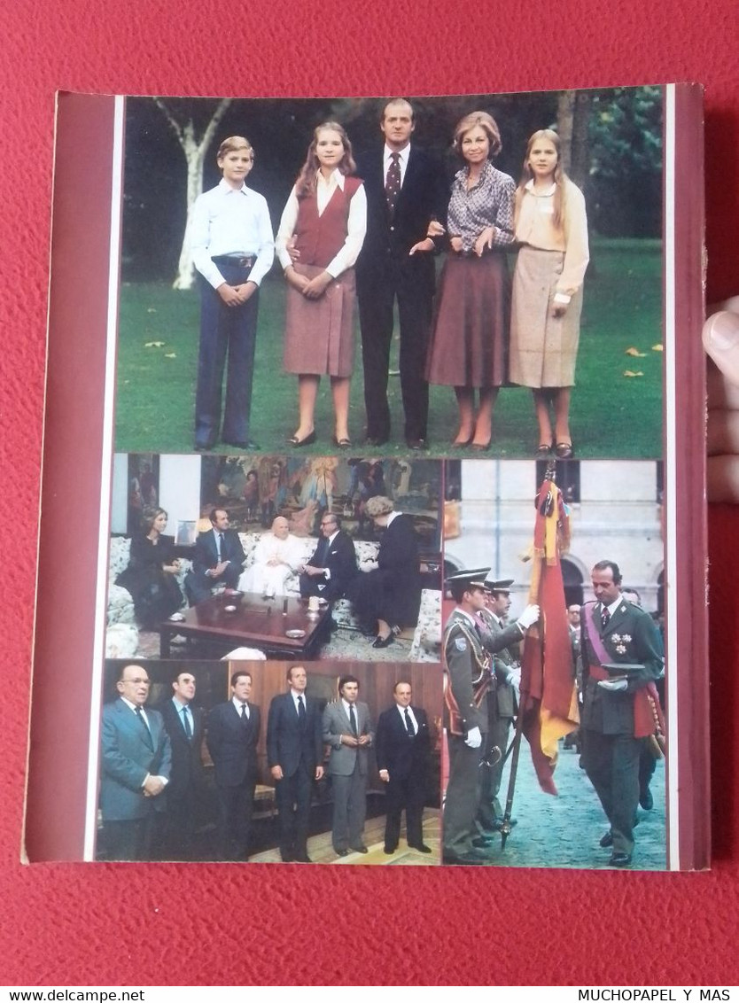 ANTIGUO LIBRO 1983 LA FAMILIA REAL ESPAÑOLA FAMÍLIA REIAL ESPANYOLA PUNTO EDITORIAL 128 PÁGINAS, SPANISH ROYAL FAMILY... - Histoire Et Art