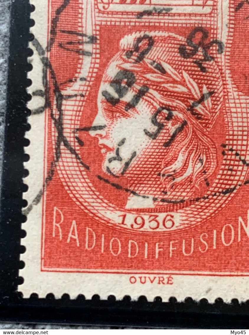 FRANCE Radiodiffusion 1935-1937 Rouge N°2 PTT Fiscaux - Radiodiffusion