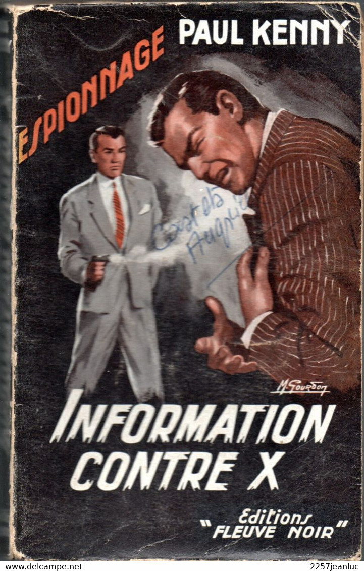 Editions Fleuve Noir Espionnage  N:114  De 1957 * Information Contre X De Paul Kenny - Fleuve Noir