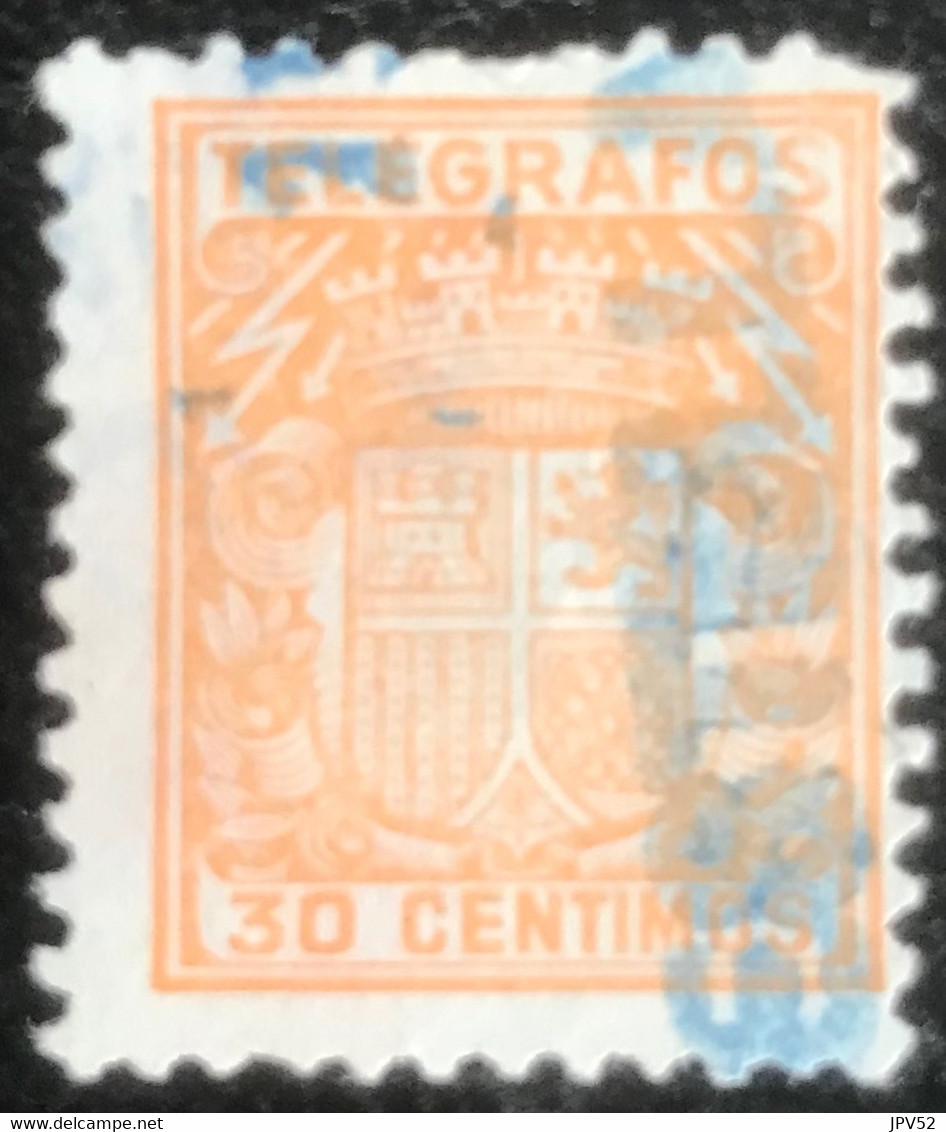 Espana - Spanje - C7/15 - (°)used - 1932 - Yvert TG 74B - Wapenschild - Telegramas