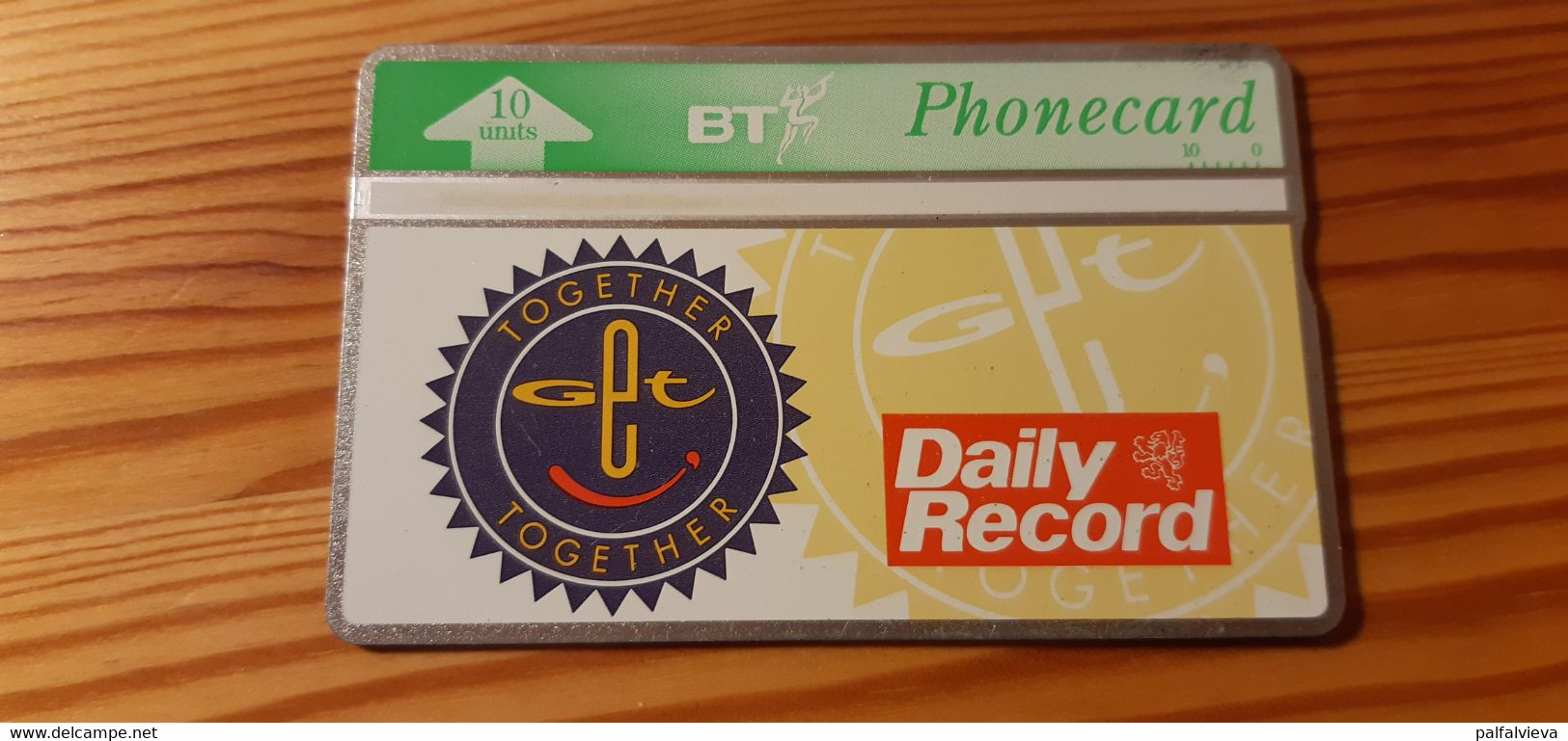 Phonecard United Kingdom, BT - Daily Record 403L 30.000 Ex - BT Advertising Issues