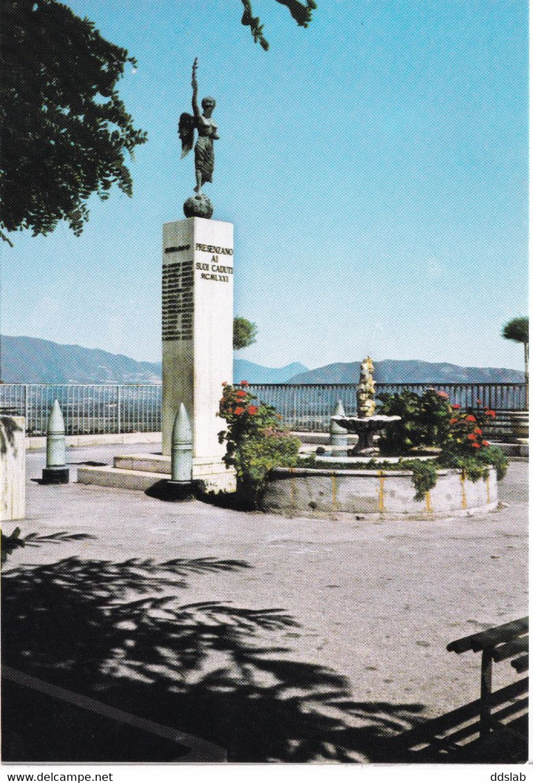 Presenzano (Caserta) - Anni '70 - Piazza Margherita E Monumento Ai Caduti - Caserta