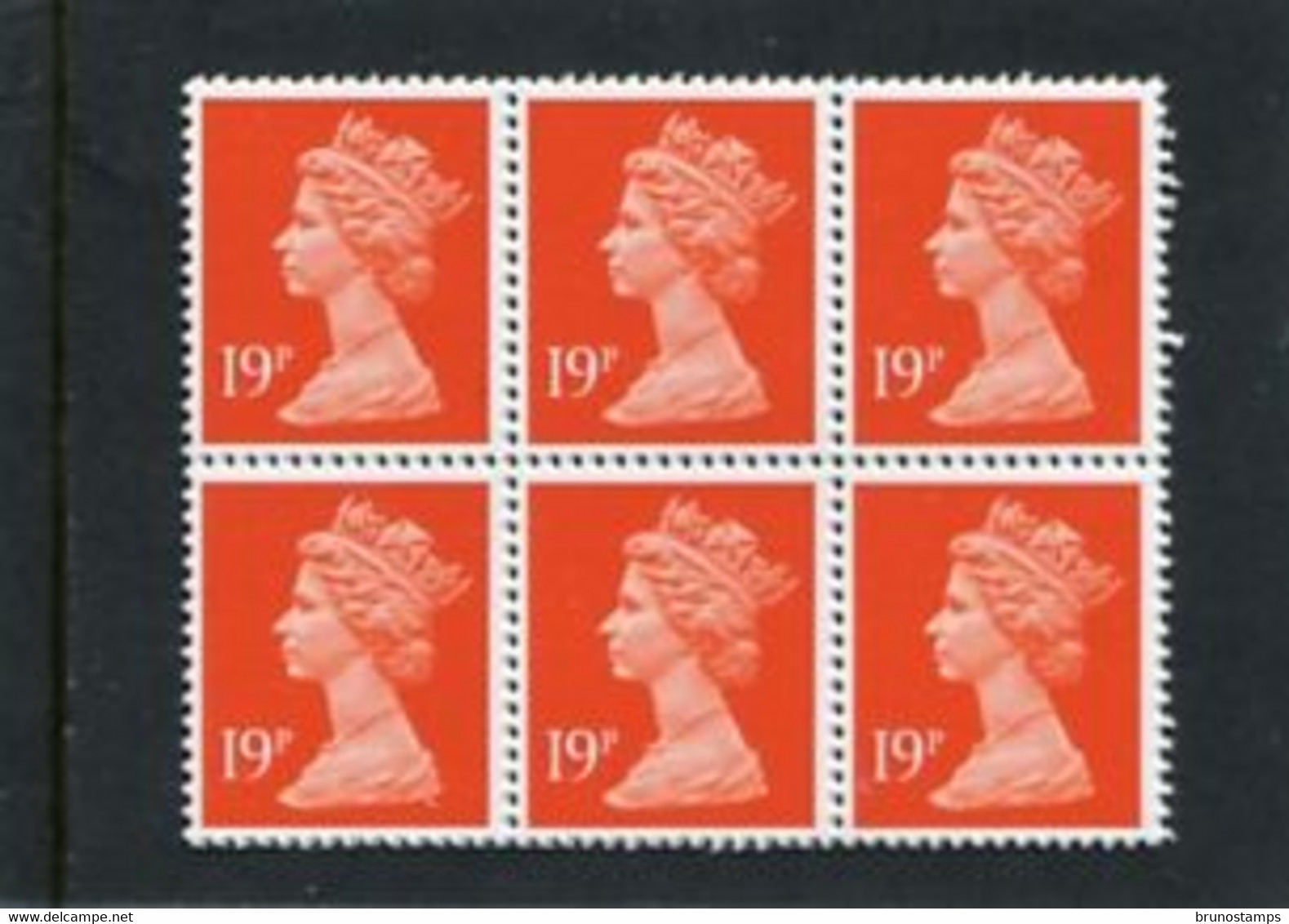 GREAT BRITAIN - 1988  MACHIN  LITHO  SET  BLOCK OF 6  MINT NH - Sin Clasificación