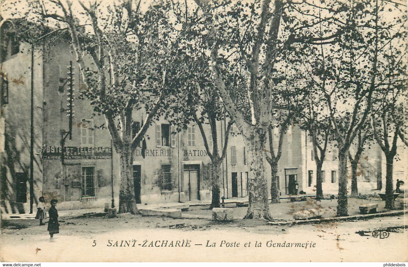 VAR  SAINT ZACHARIE  La Poste Et La Gendarmerie - Saint-Zacharie