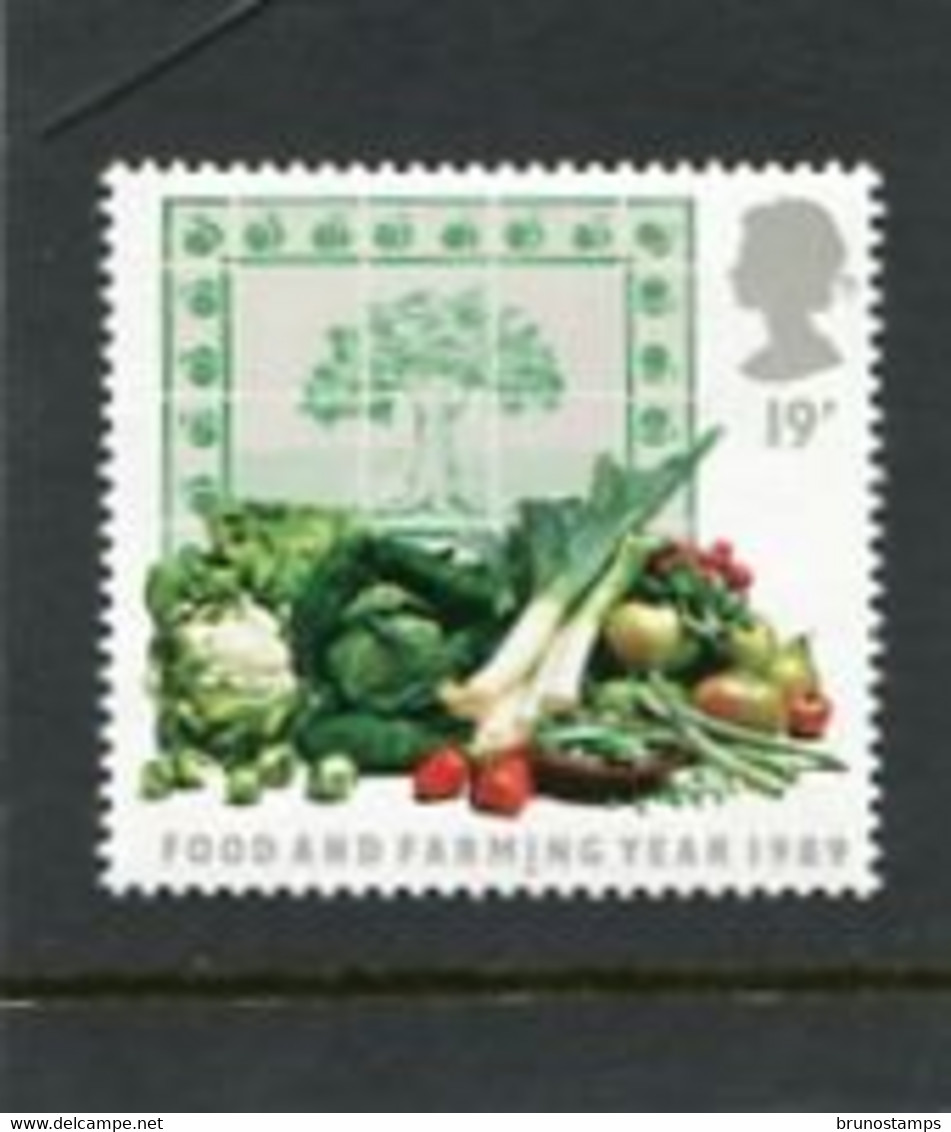 GREAT BRITAIN - 1989  19p  FOOD AND FARMING  MINT NH - Unclassified