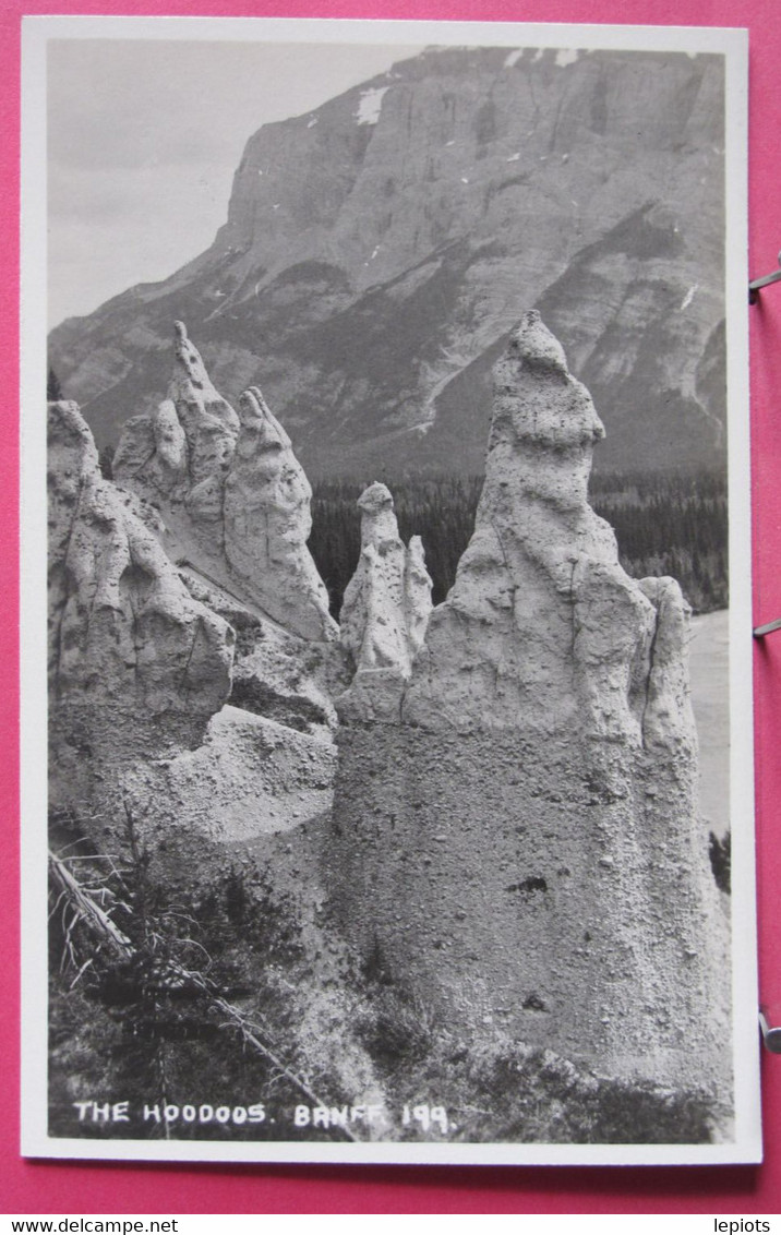 Visuel Très Peu Courant - Canada - Alberta - Banff - The Hoodoos - R/verso - Banff