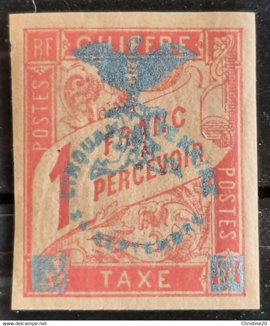 Nouvelle-Calédonie 1903 Taxe 14 * TB Cote 50€ - Timbres-taxe