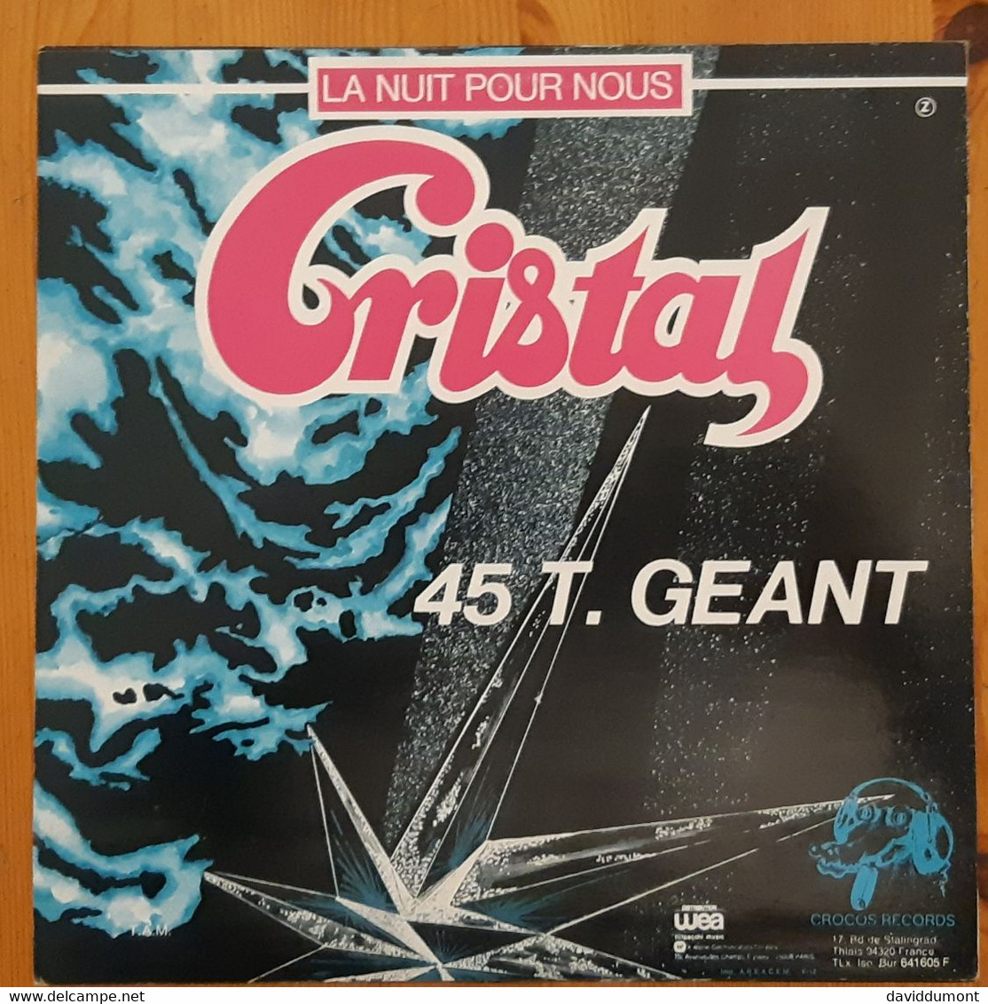 CRISTAL - Maxi 45 Tours - 45 T - Maxi-Single