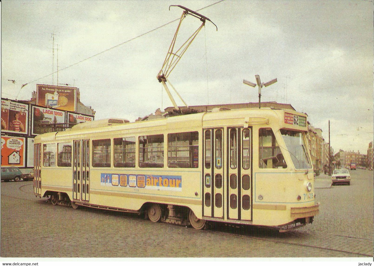 Bruxelles -- Voiture  De  Tramway  P. C. C. - Série  7000.    (2 Scans) - Trasporto Pubblico Stradale