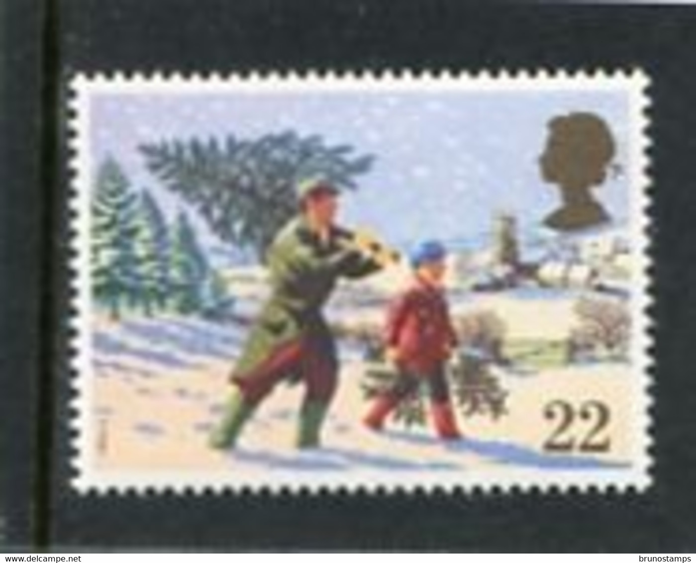 GREAT BRITAIN - 1990  22p  CHRISTMAS  MINT NH - Sin Clasificación