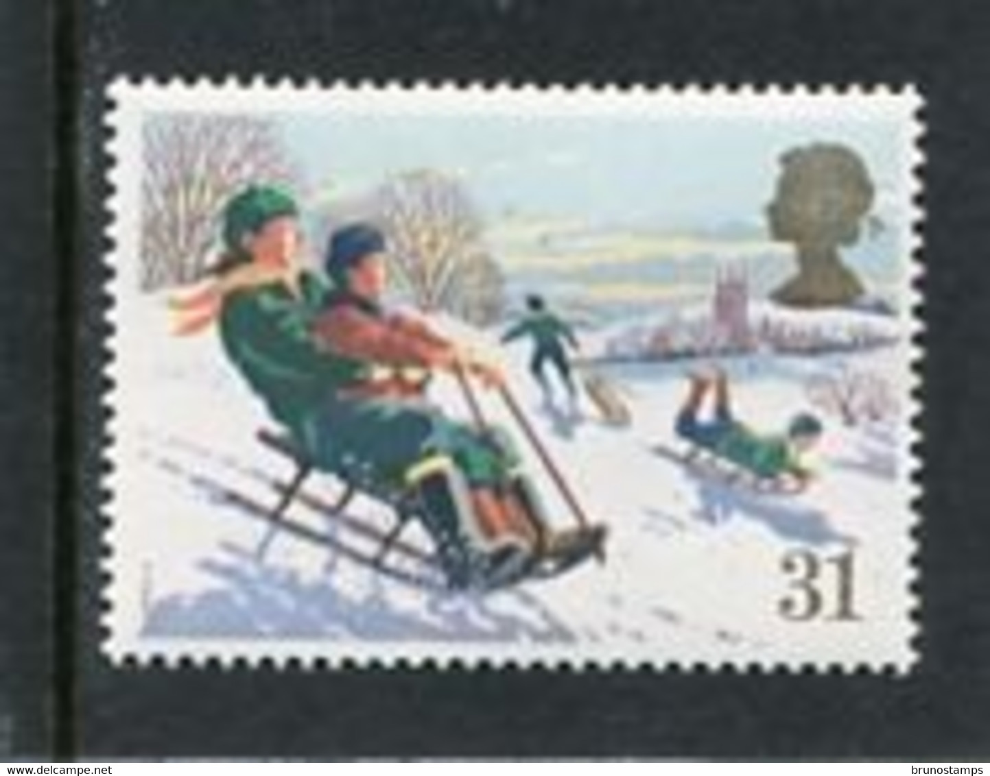 GREAT BRITAIN - 1990  31p  CHRISTMAS  MINT NH - Ohne Zuordnung