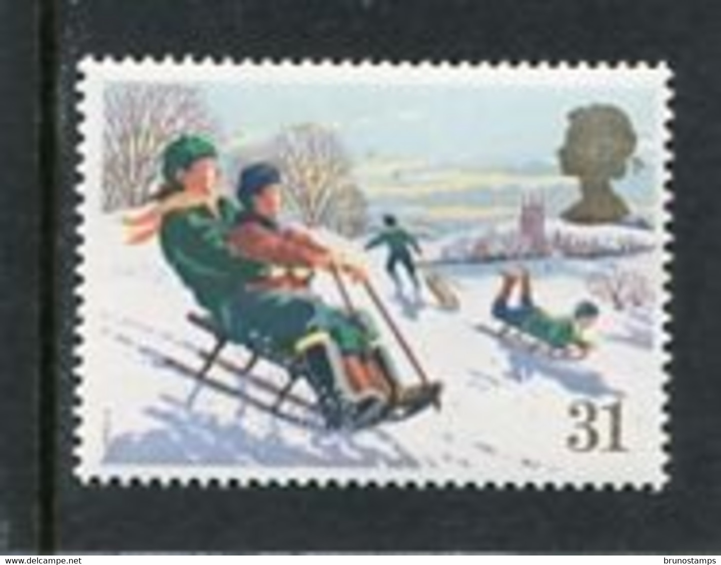 GREAT BRITAIN - 1990  31p  CHRISTMAS  MINT NH - Non Classés