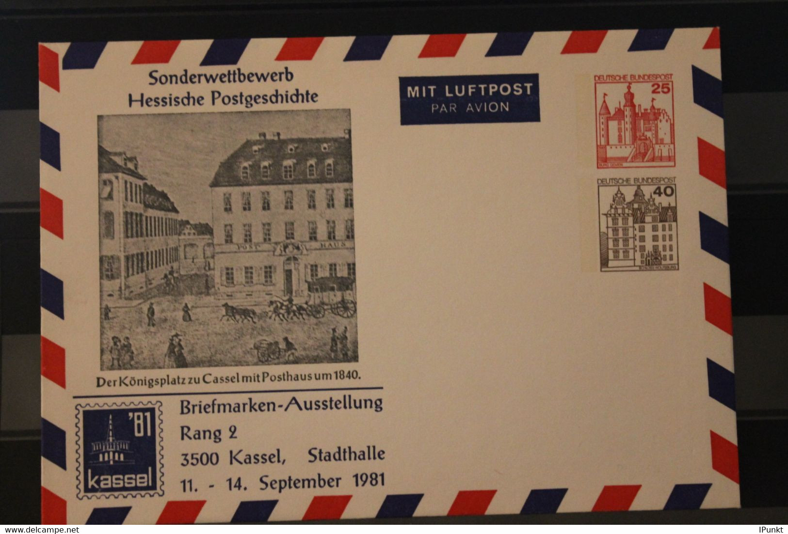 Deutschland 1981; Ganzsache Briefmarken-Ausstellung Kassel '81 - Private Covers - Mint