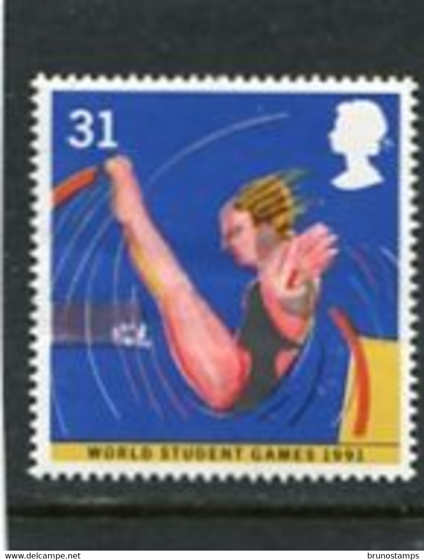 GREAT BRITAIN - 1991  31p  SPORT  MINT NH - Ohne Zuordnung