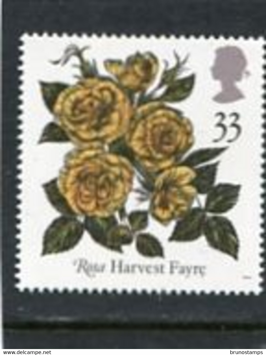 GREAT BRITAIN - 1991  33p  ROSES  MINT NH - Ohne Zuordnung