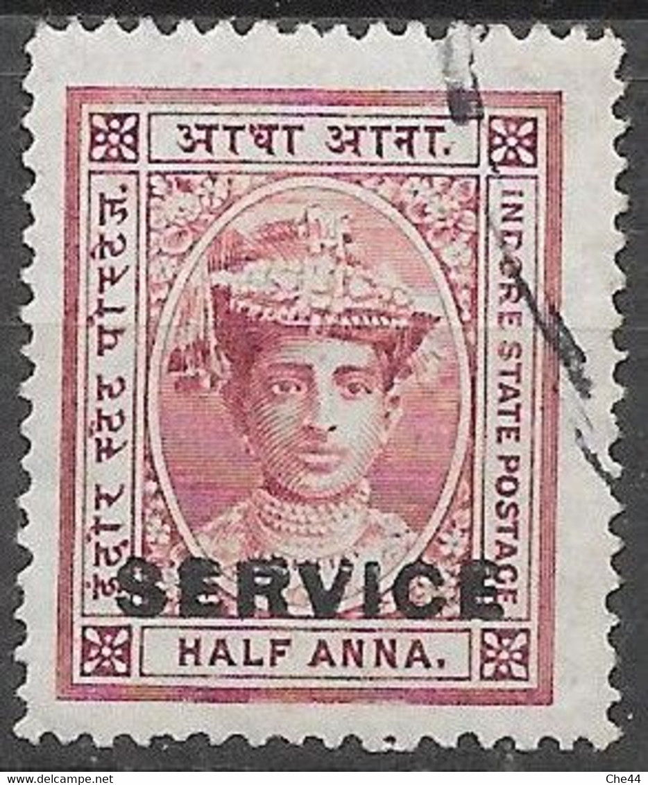 Indore State Postage : Service : N°01 Chez YT. - Holkar