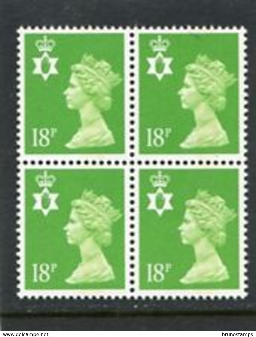 GREAT BRITAIN - 1991  NORTHERN IRELAND  18p  BLOCK OF 4  MINT NH  SG NI47 - Ohne Zuordnung