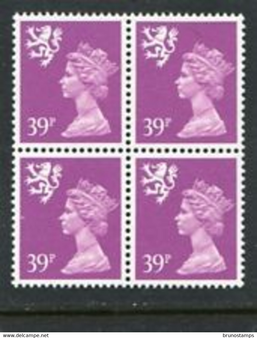 GREAT BRITAIN - 1991  SCOTLAND  39p  BLOCK OF 4  MINT NH  SG S80 - Unclassified