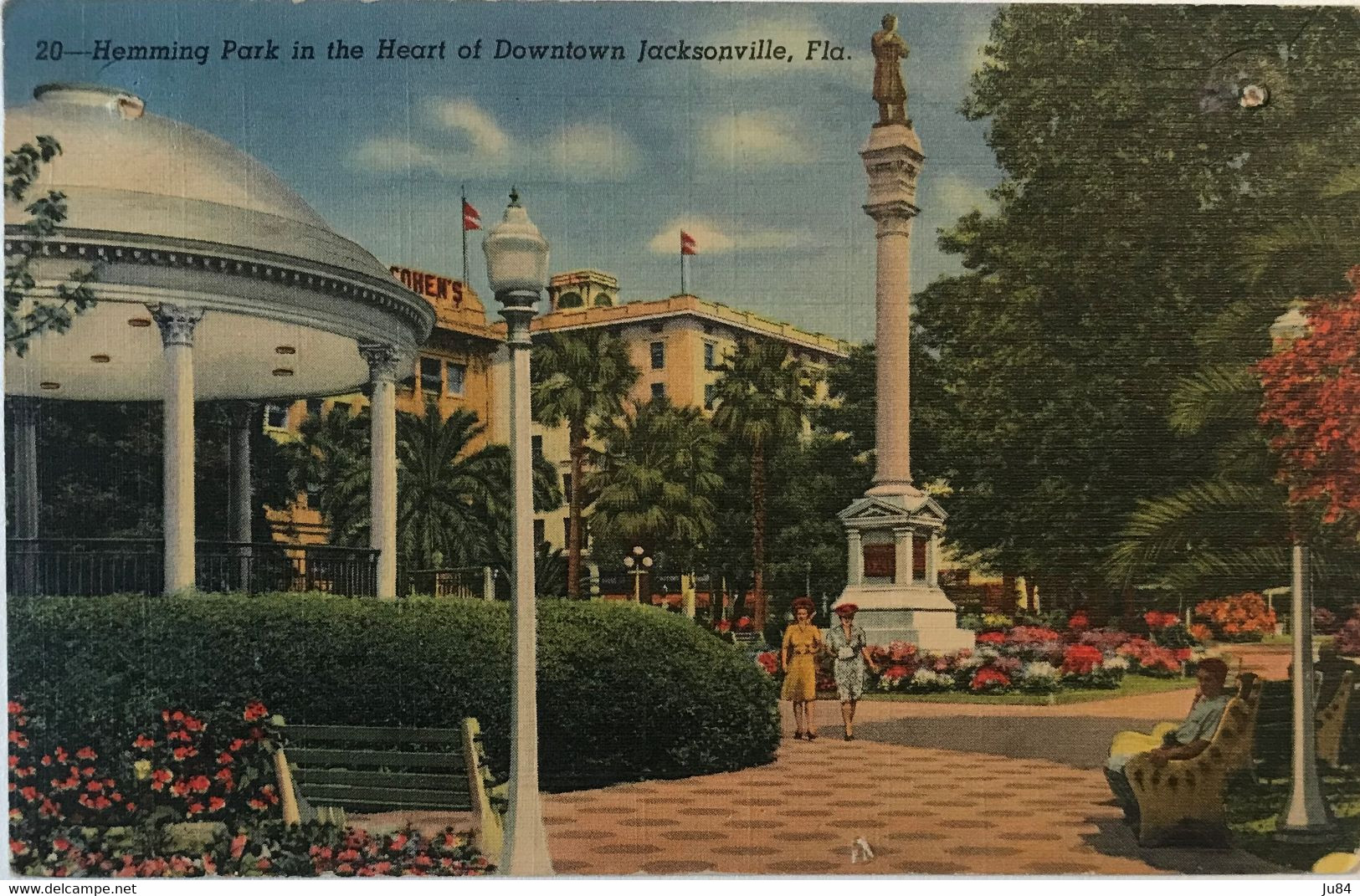 États-Unis - Jacksonville - Hemming Park In The Heart Of Downtown Jacksonville - Post Card - Non Voyagée - Jacksonville