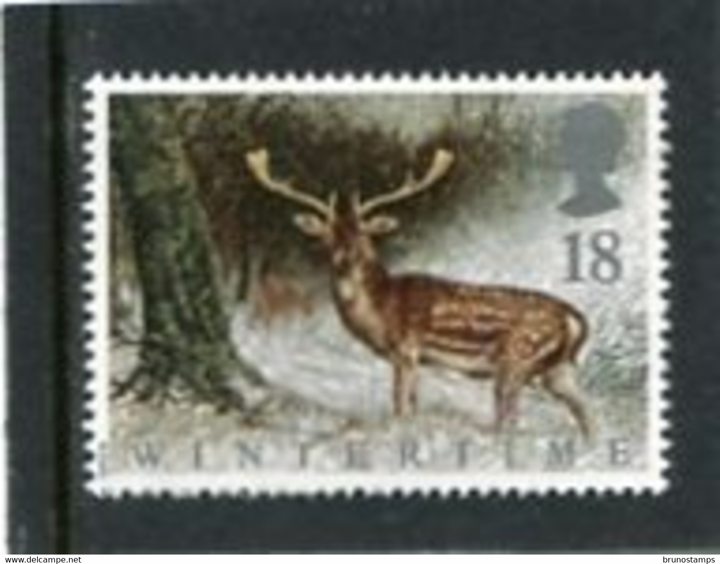 GREAT BRITAIN - 1992  18p  WINTER  MINT NH - Unclassified