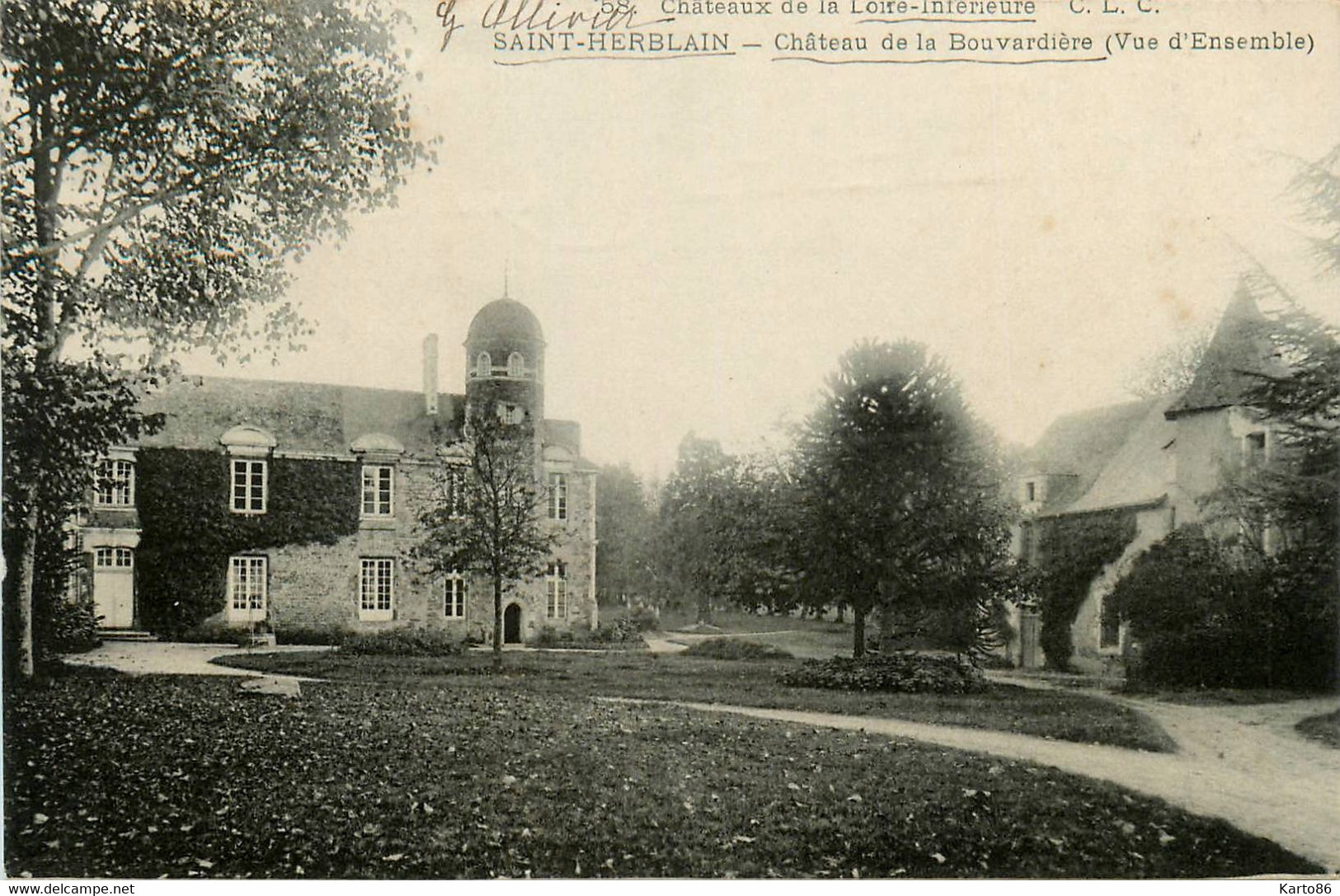 St Herblain * Le Château De La Bouvardière * Châteaux De La Loire Inférieure N°58 - Saint Herblain