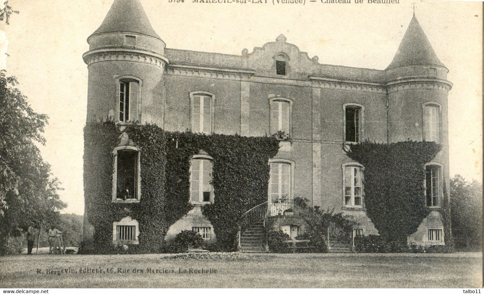 85 - Mareuil Sur Le Lay - Château De Beaulieu - Mareuil Sur Lay Dissais
