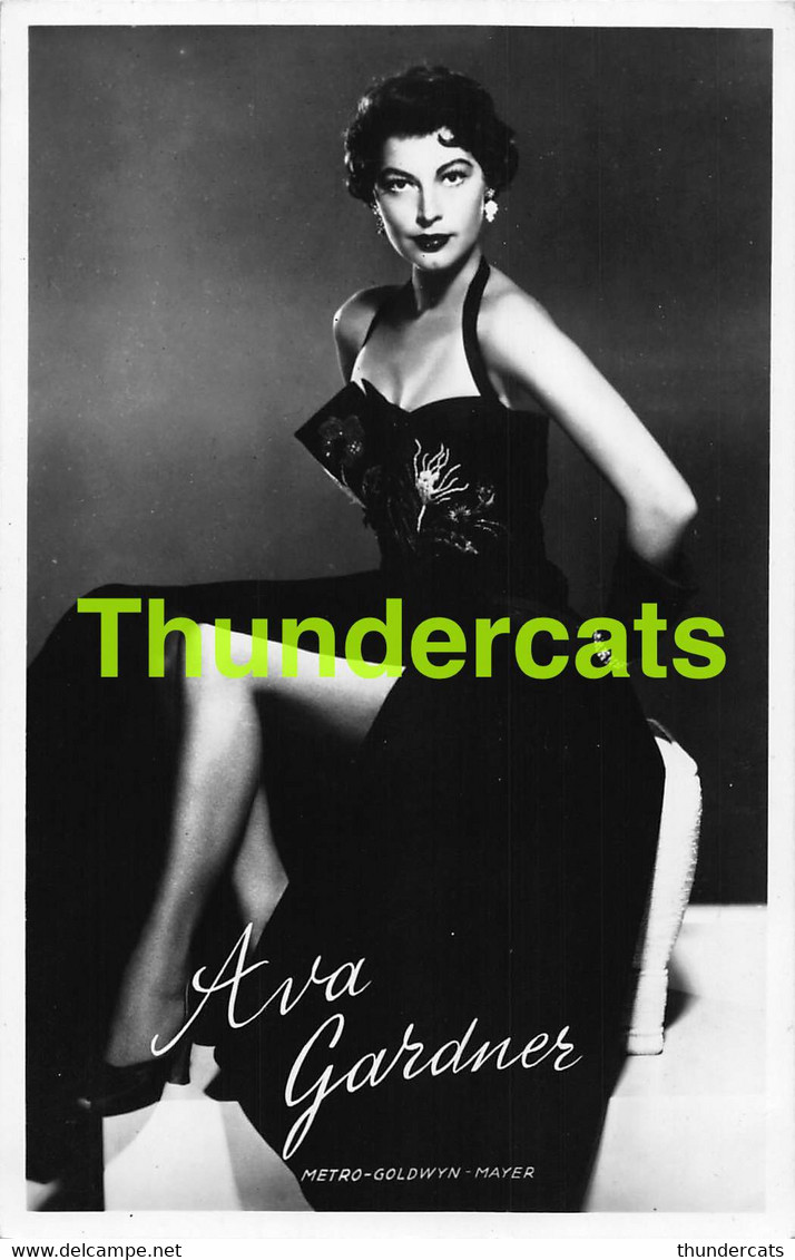 CPSM PHOTO CINEMA ACTRICE RPPC REAL PHOTO POSTCARD MOVIE STAR ACTRESS AVA GARDNER - Schauspieler