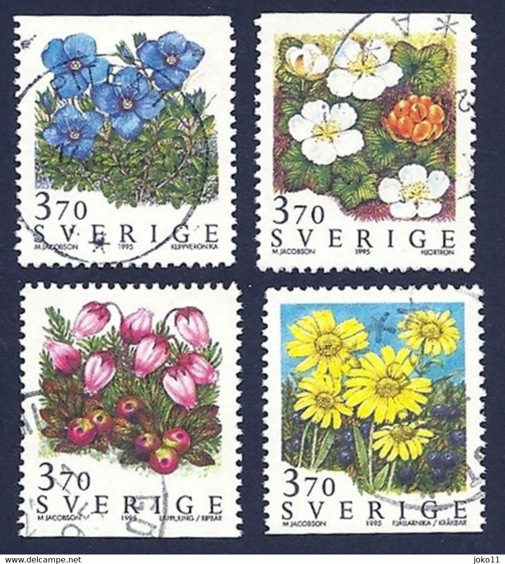 Schweden, 1995, Michel-Nr. 1883-1886, Gestempelt - Usati