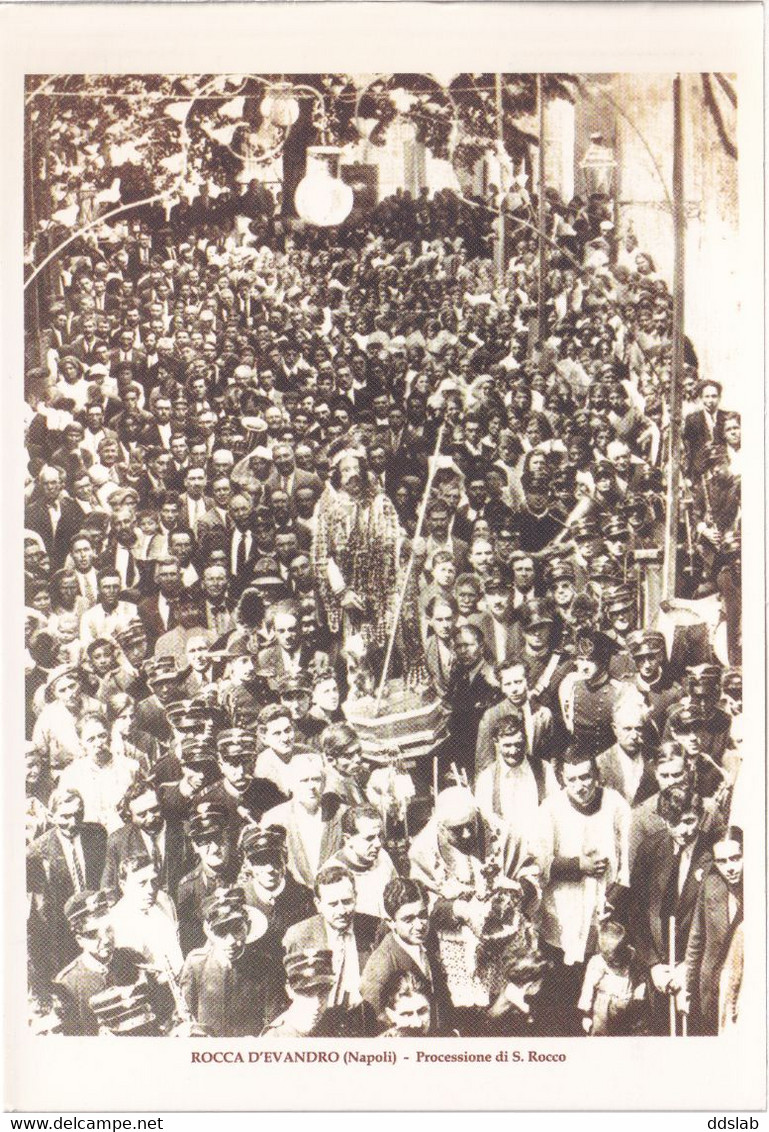 Rocca D'Evandro (Caserta) - Processione S. Rocco 1933 - Annullo Filatelico III Centenario Miracolo Di S. Rocco 2007 - Caserta