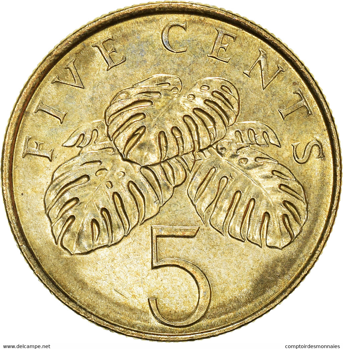 Monnaie, Singapour, 5 Cents, 1997 - Singapour